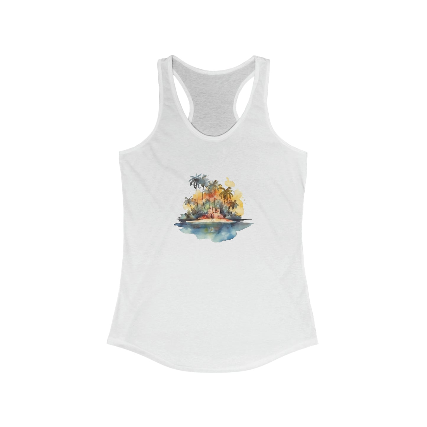 Island Sandcastle Racerback Tank