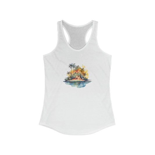 Island Sandcastle Racerback Tank