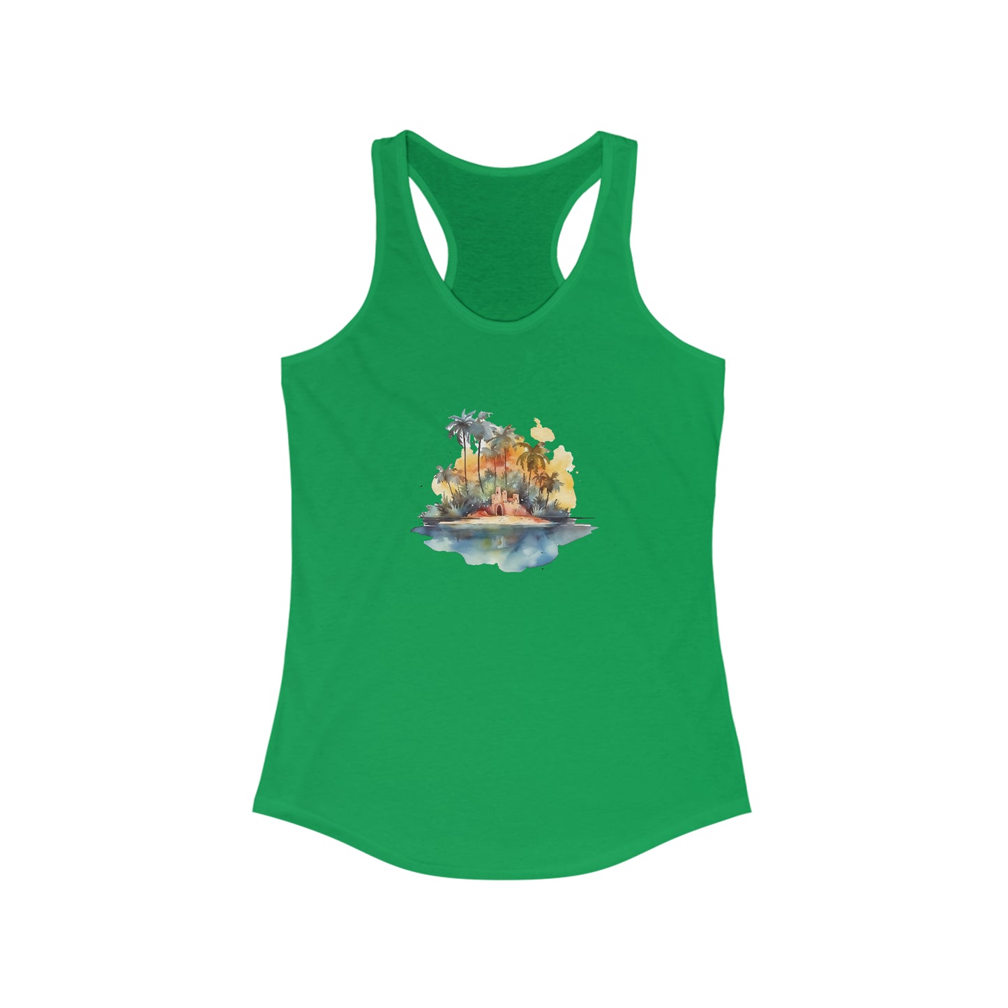 Island Sandcastle Racerback Tank