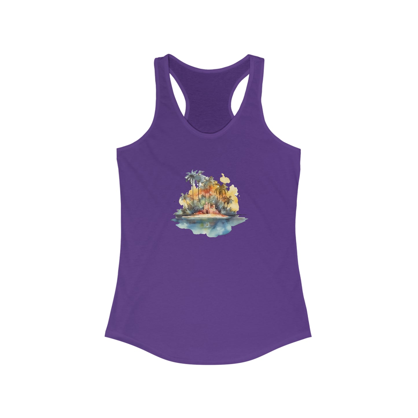 Island Sandcastle Racerback Tank