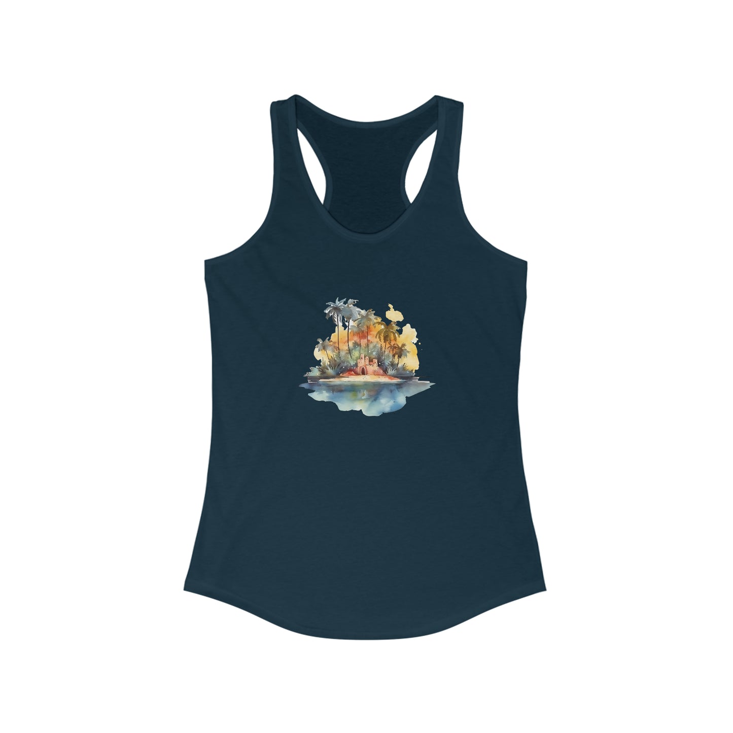 Island Sandcastle Racerback Tank