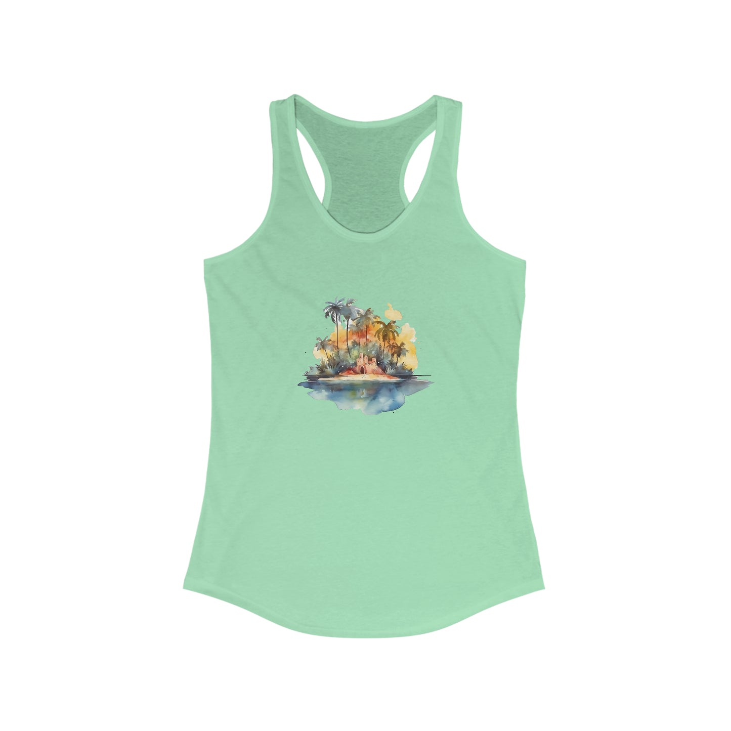 Island Sandcastle Racerback Tank