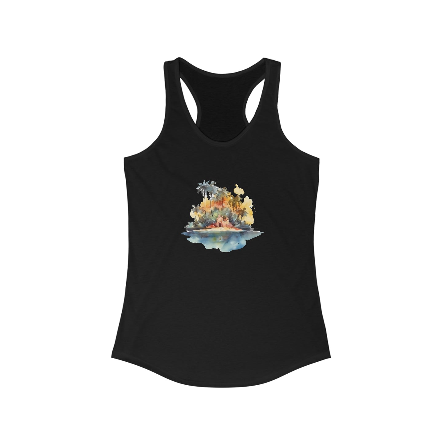 Island Sandcastle Racerback Tank