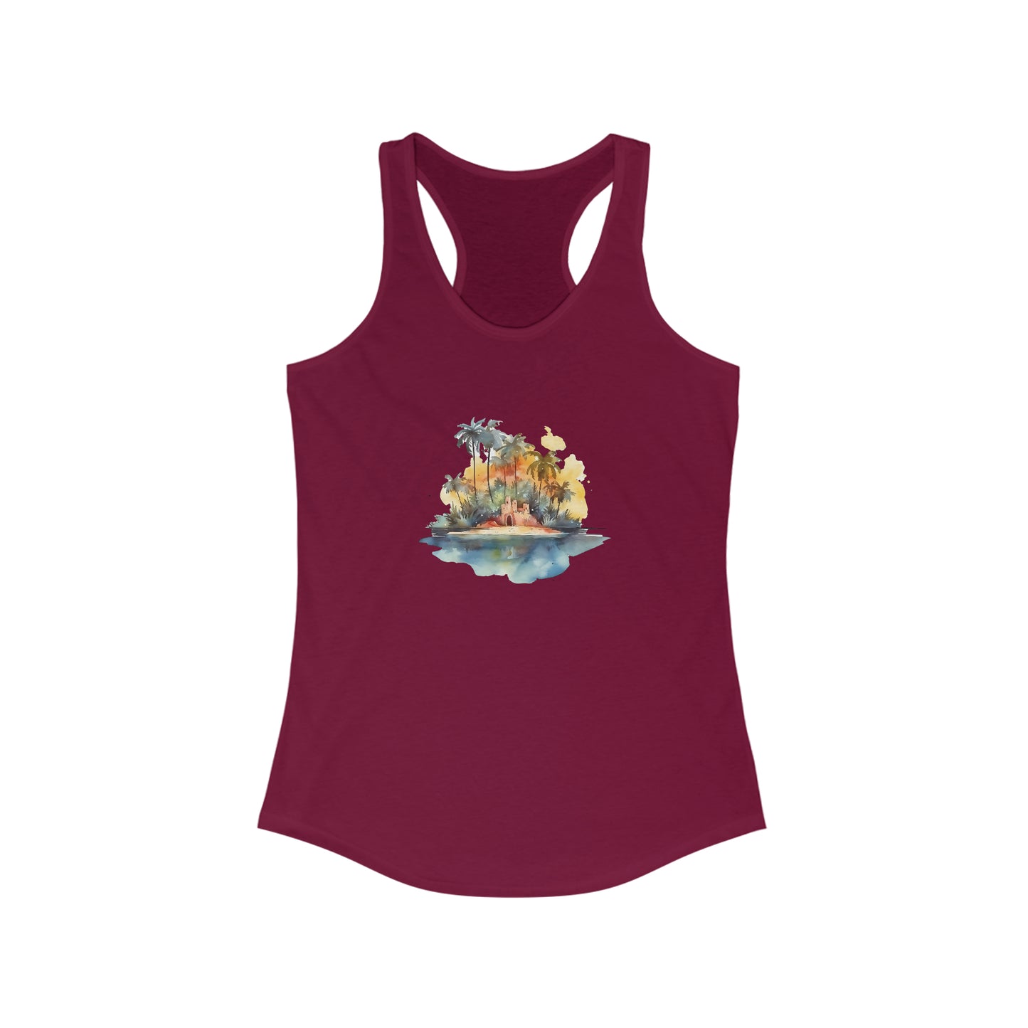 Island Sandcastle Racerback Tank