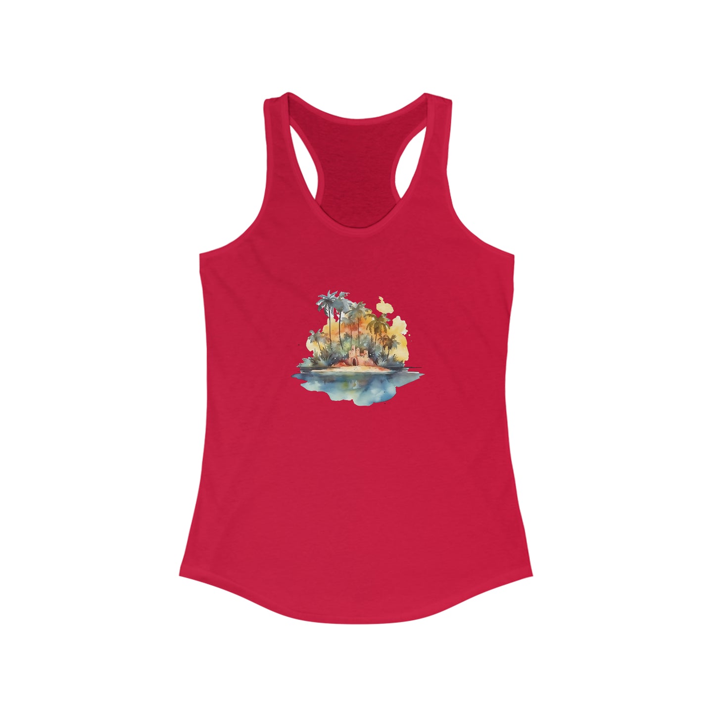 Island Sandcastle Racerback Tank