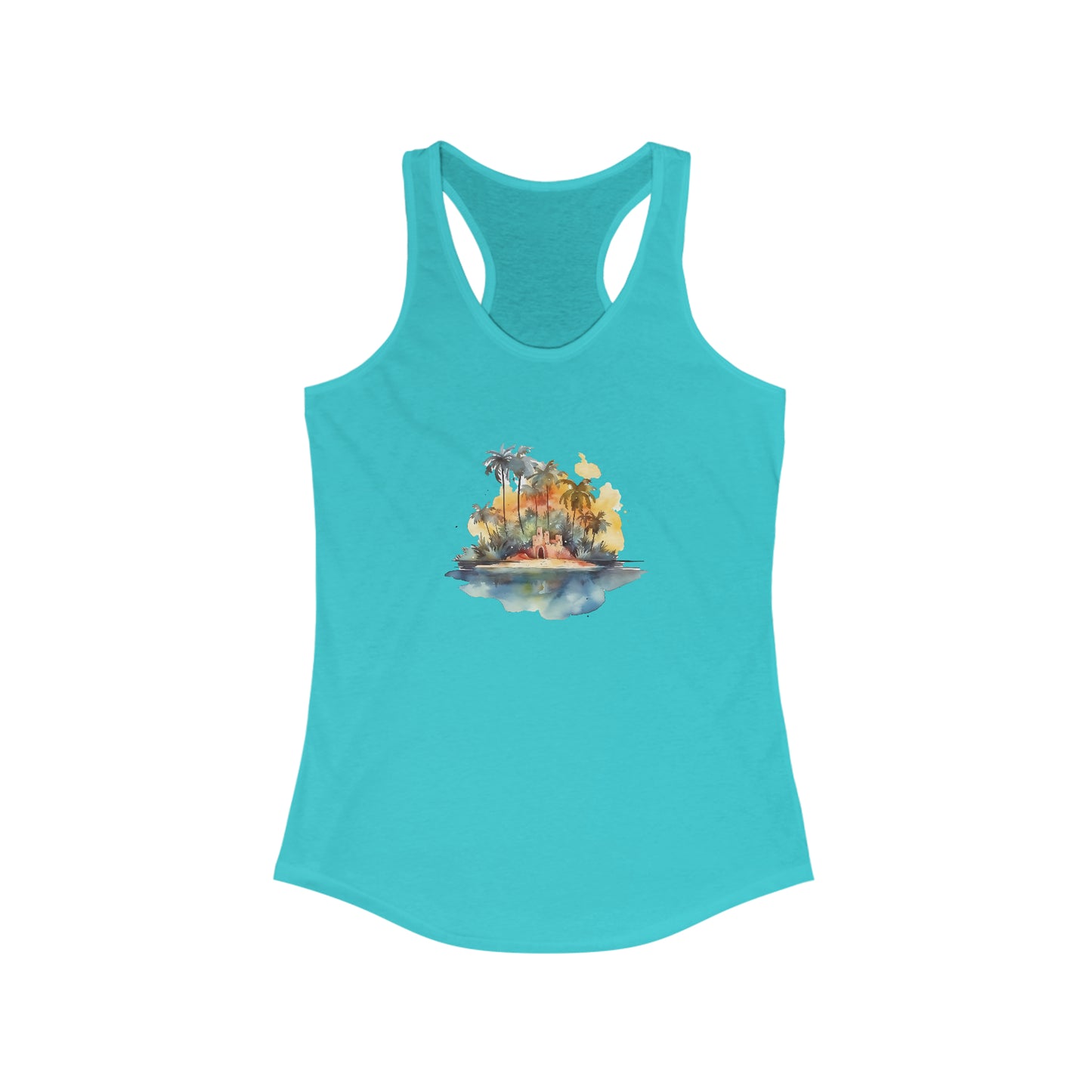 Island Sandcastle Racerback Tank