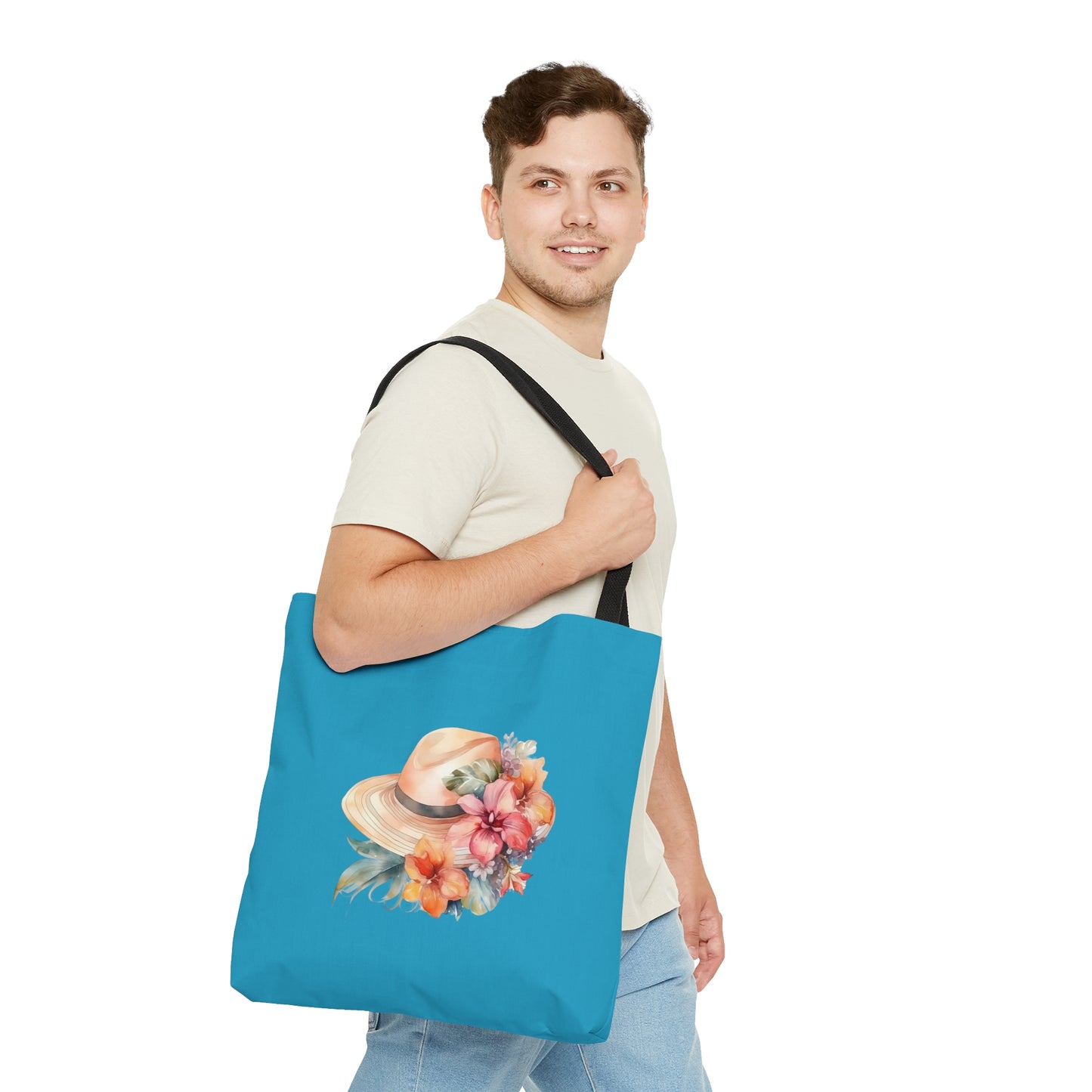 Flowers and Hat Tote Bag