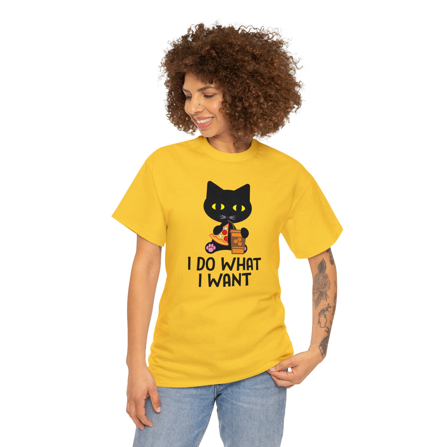 I do what I want Cat Shirt