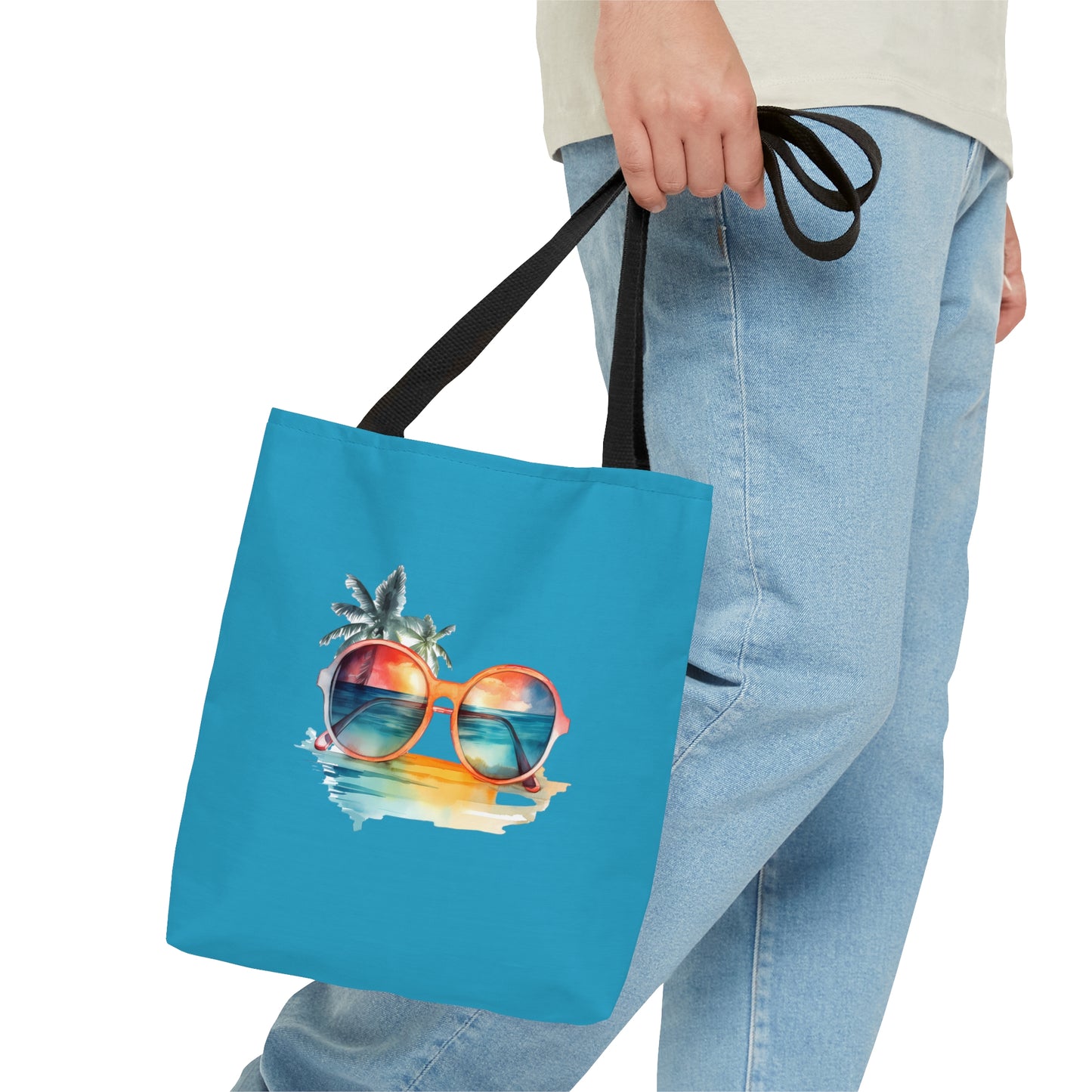 Sunglasses and Palm Trees Tote Bag