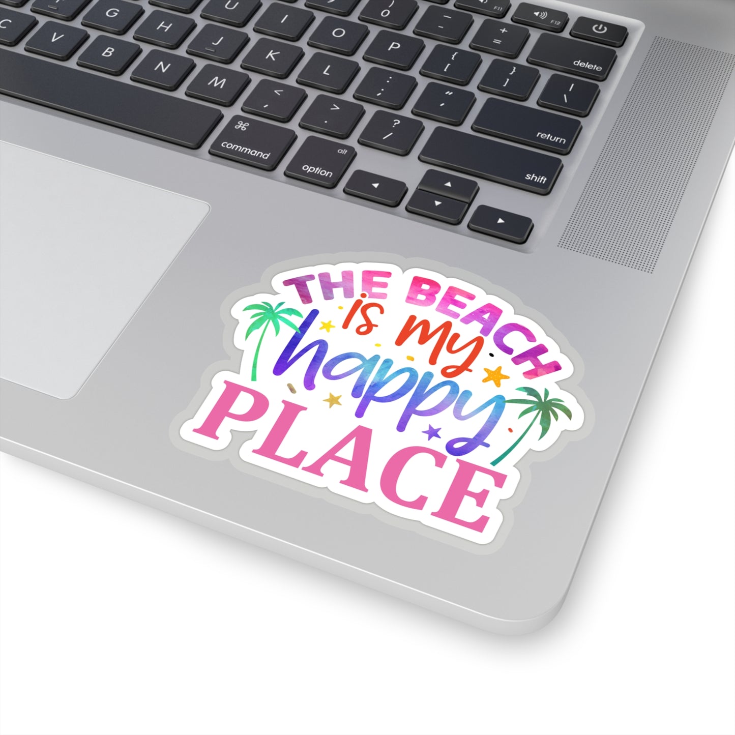 The Beach is my Happy Place Indoor Vinyl Sticker