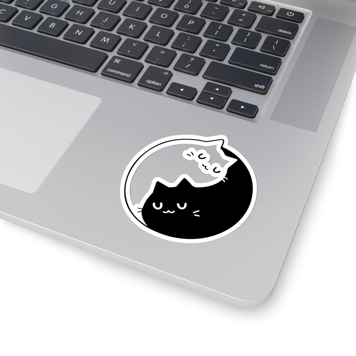 Yin Yang Cat Indoor Stickers