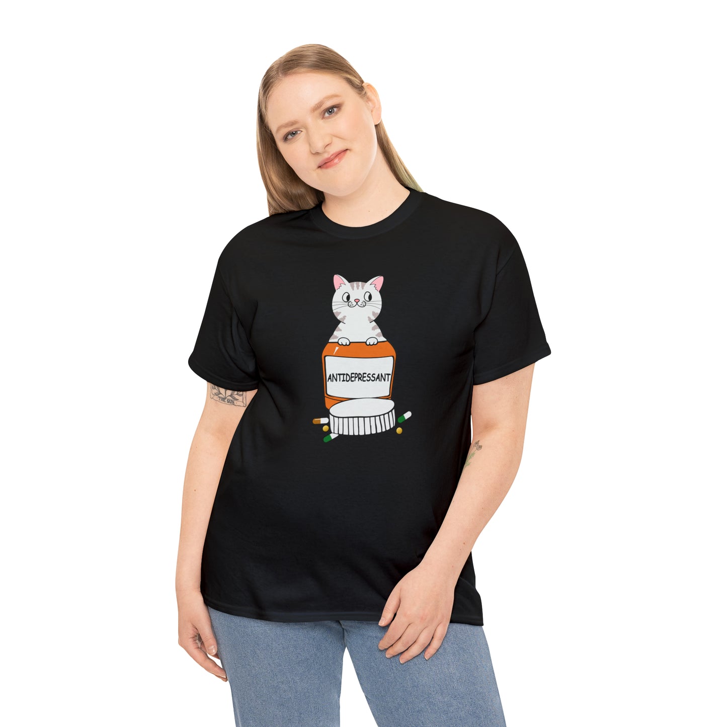 Antidepressant Cat Shirt