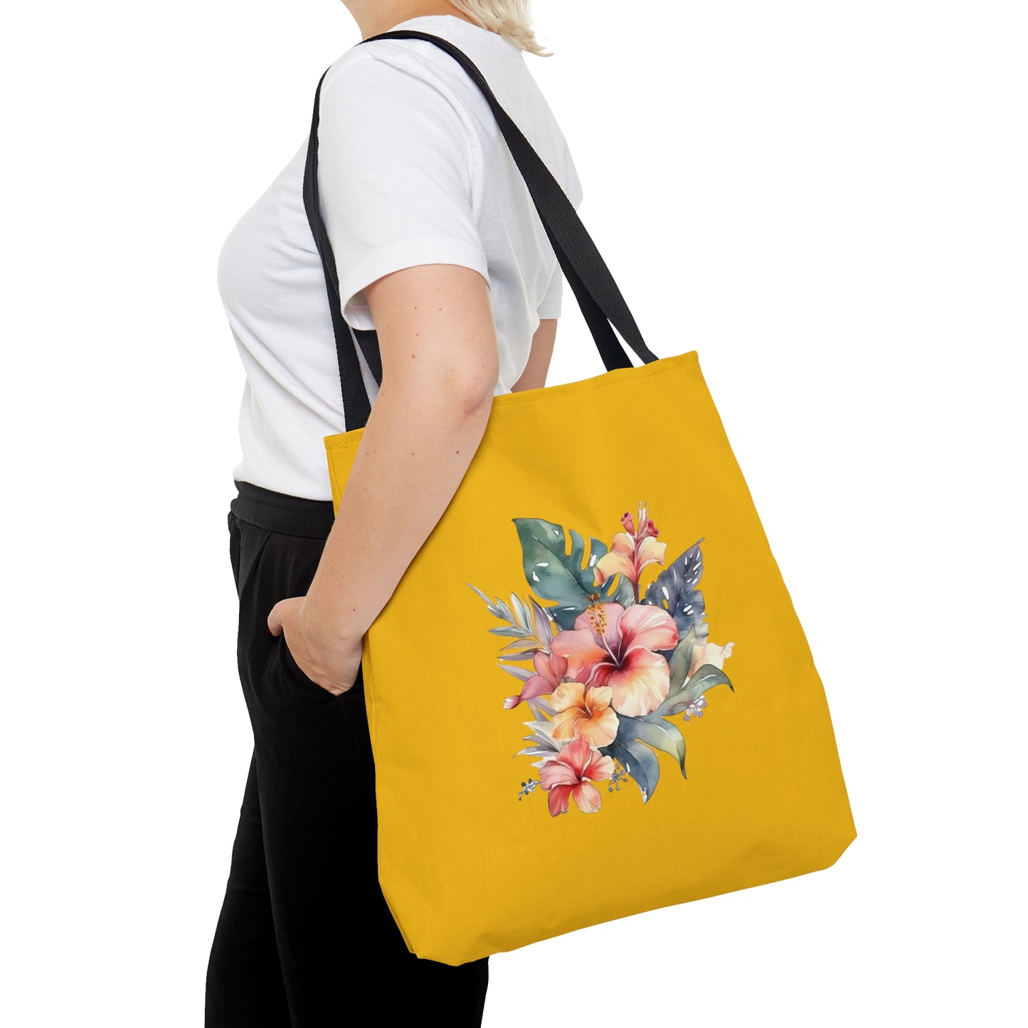 Island Flowers Tote Bag