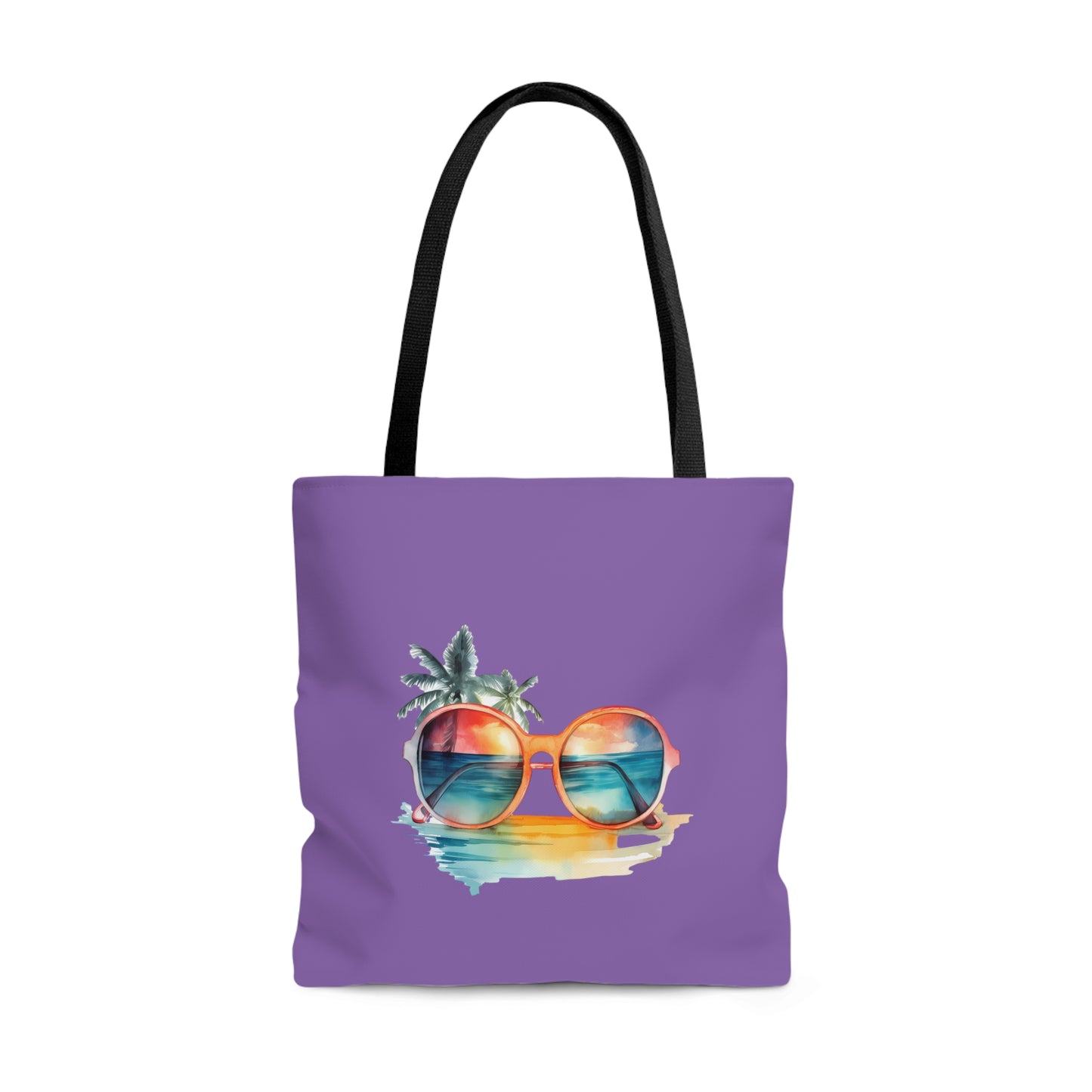 Sunglasses and Palm Trees Tote Bag