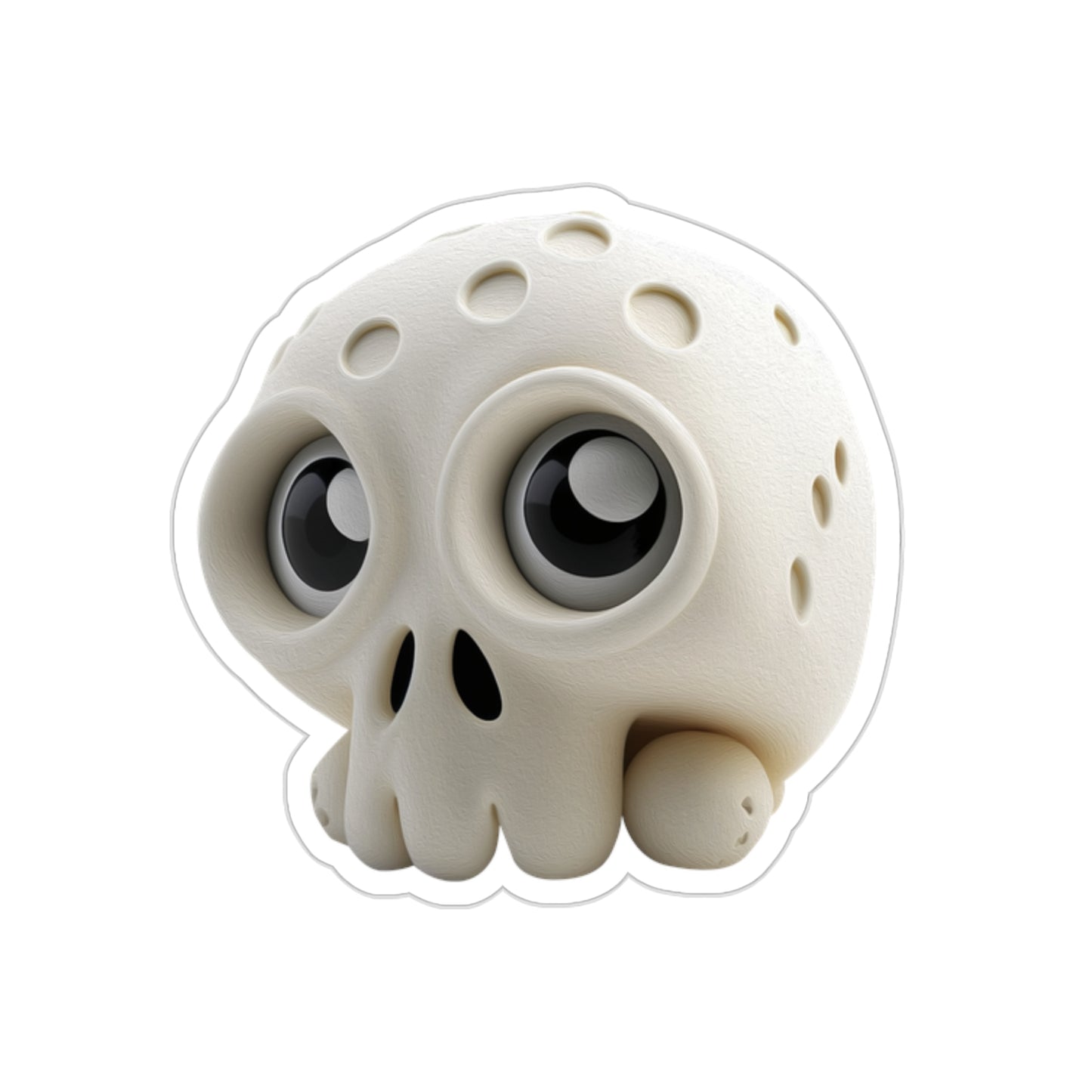 Halloween Skull Indoor Vinyl Sticker