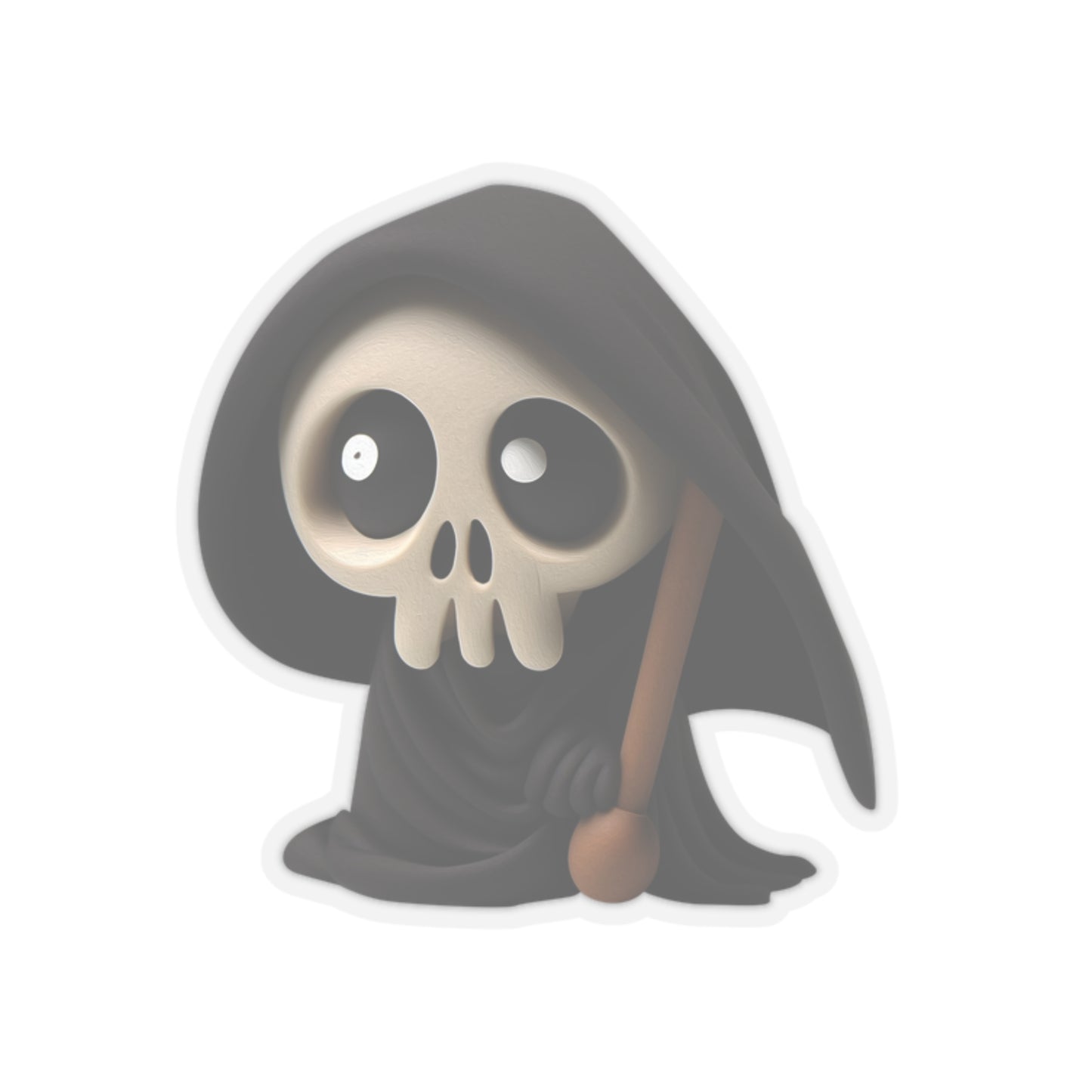 Halloween Grim Reaper Indoor Vinyl Sticker