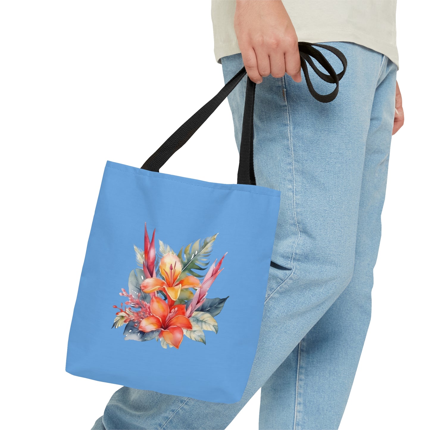 Beautiful Island Flowers Tote Bag