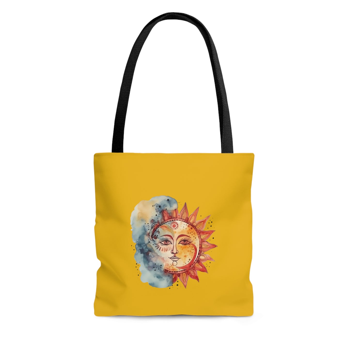 Sun and Watercolor Tote Bag