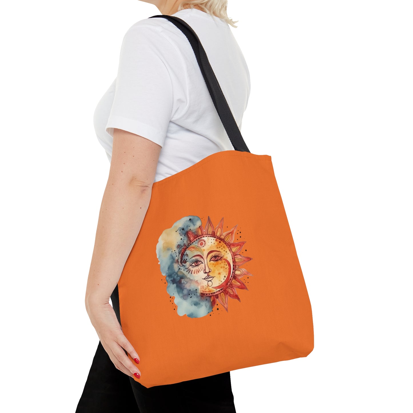 Sun and Watercolor Tote Bag