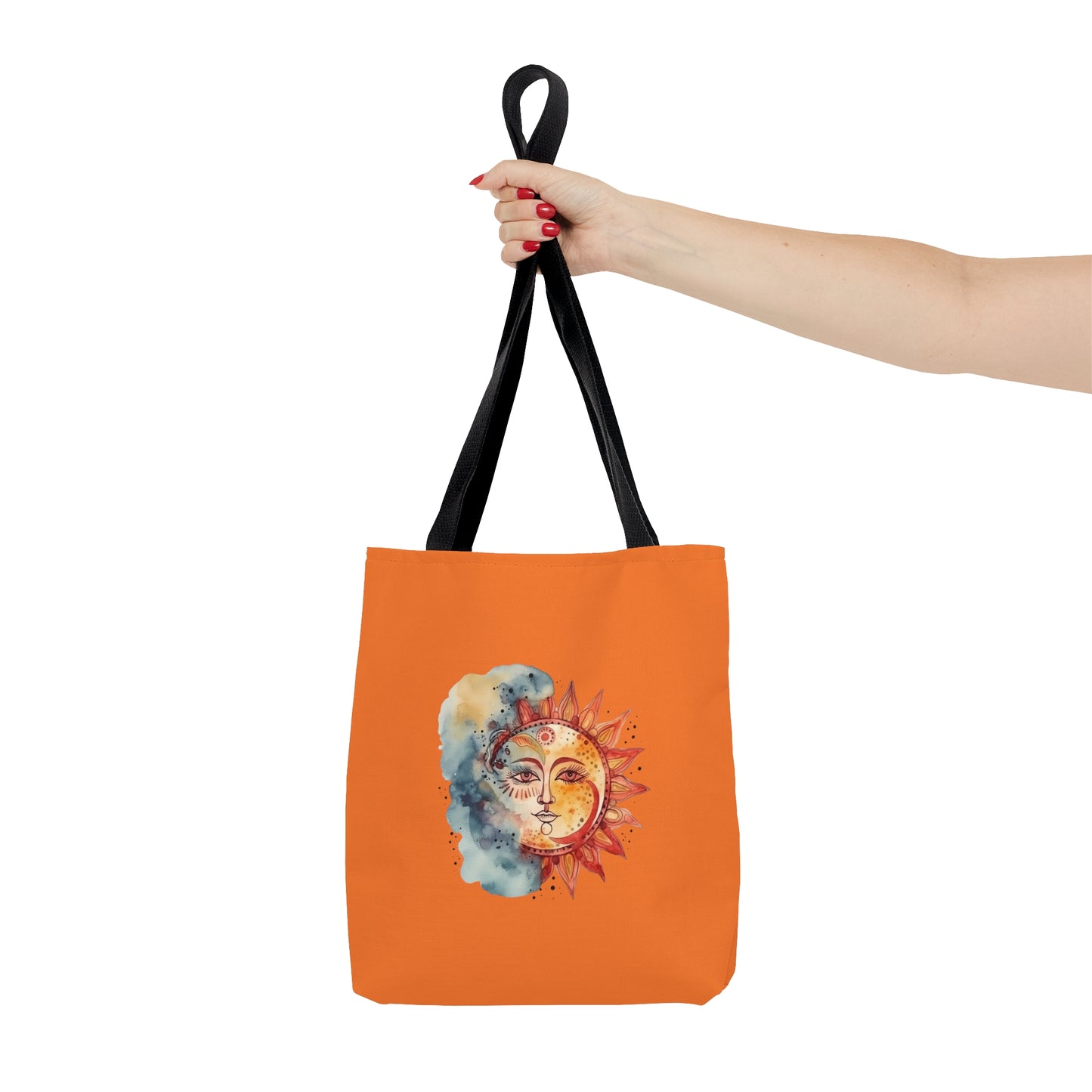 Sun and Watercolor Tote Bag