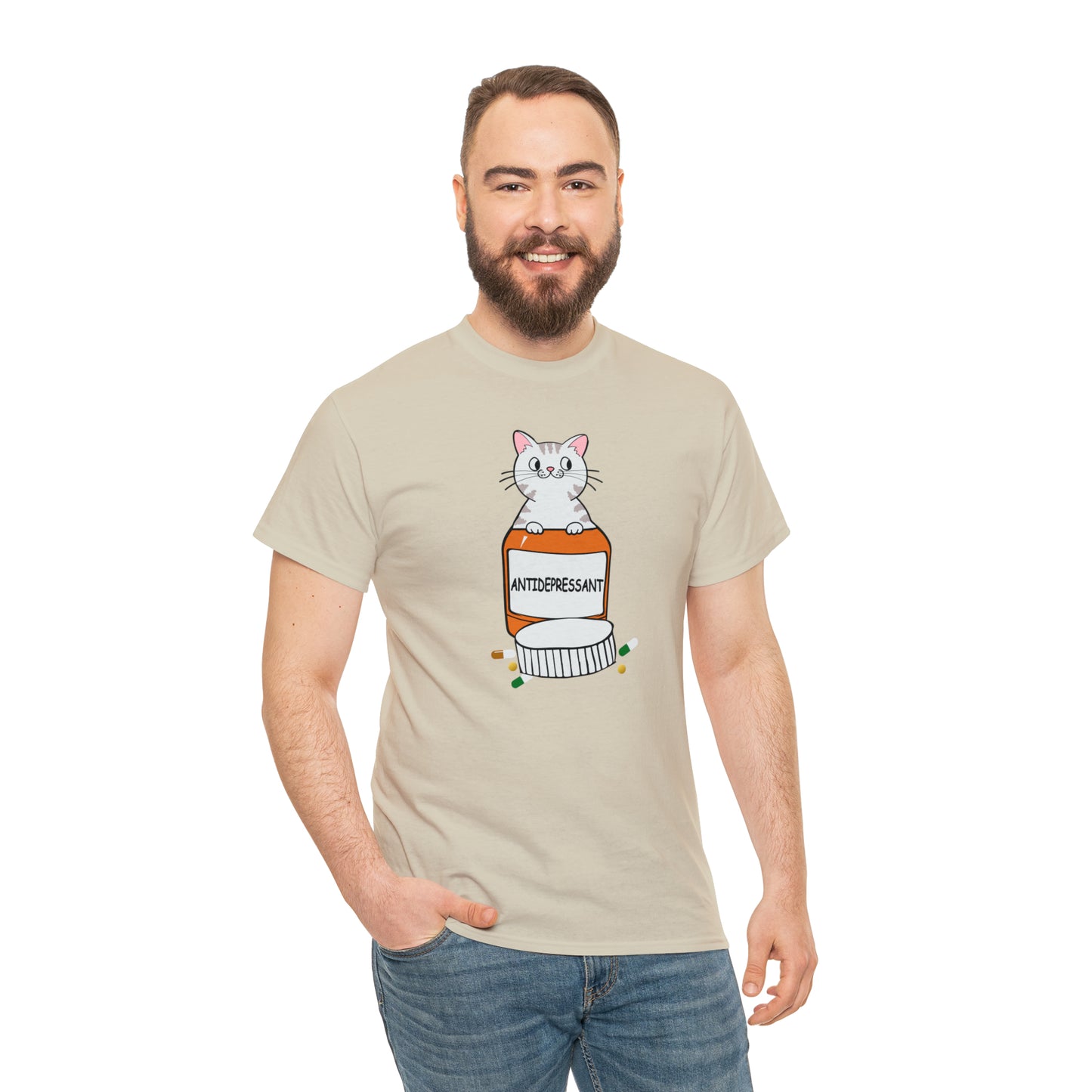 Antidepressant Cat Shirt