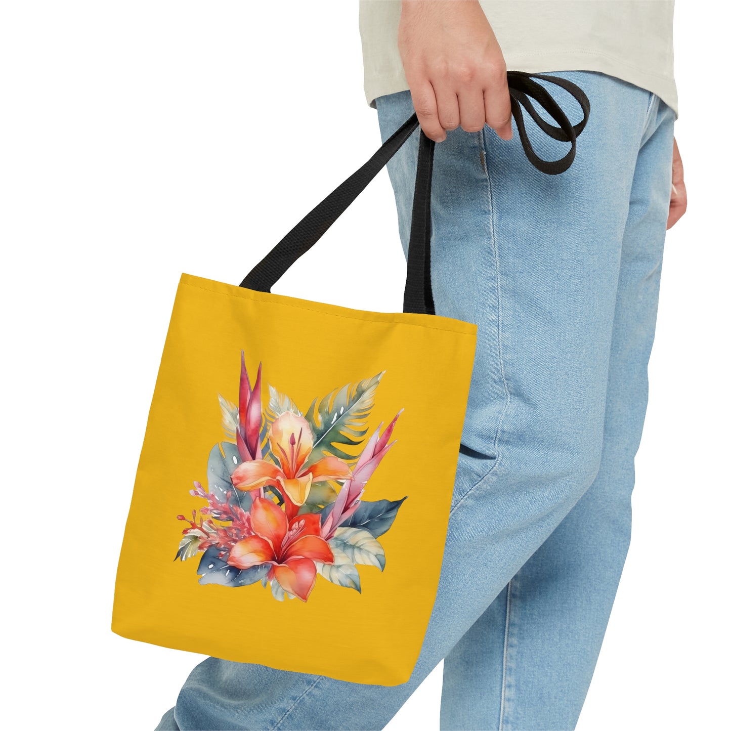 Beautiful Island Flowers Tote Bag