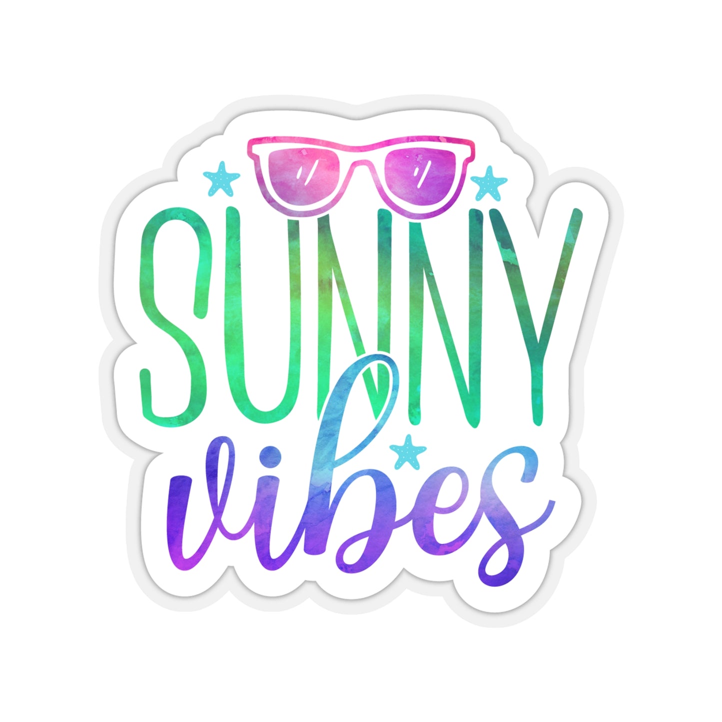 Sunny Vibes Indoor Vinyl Sticker