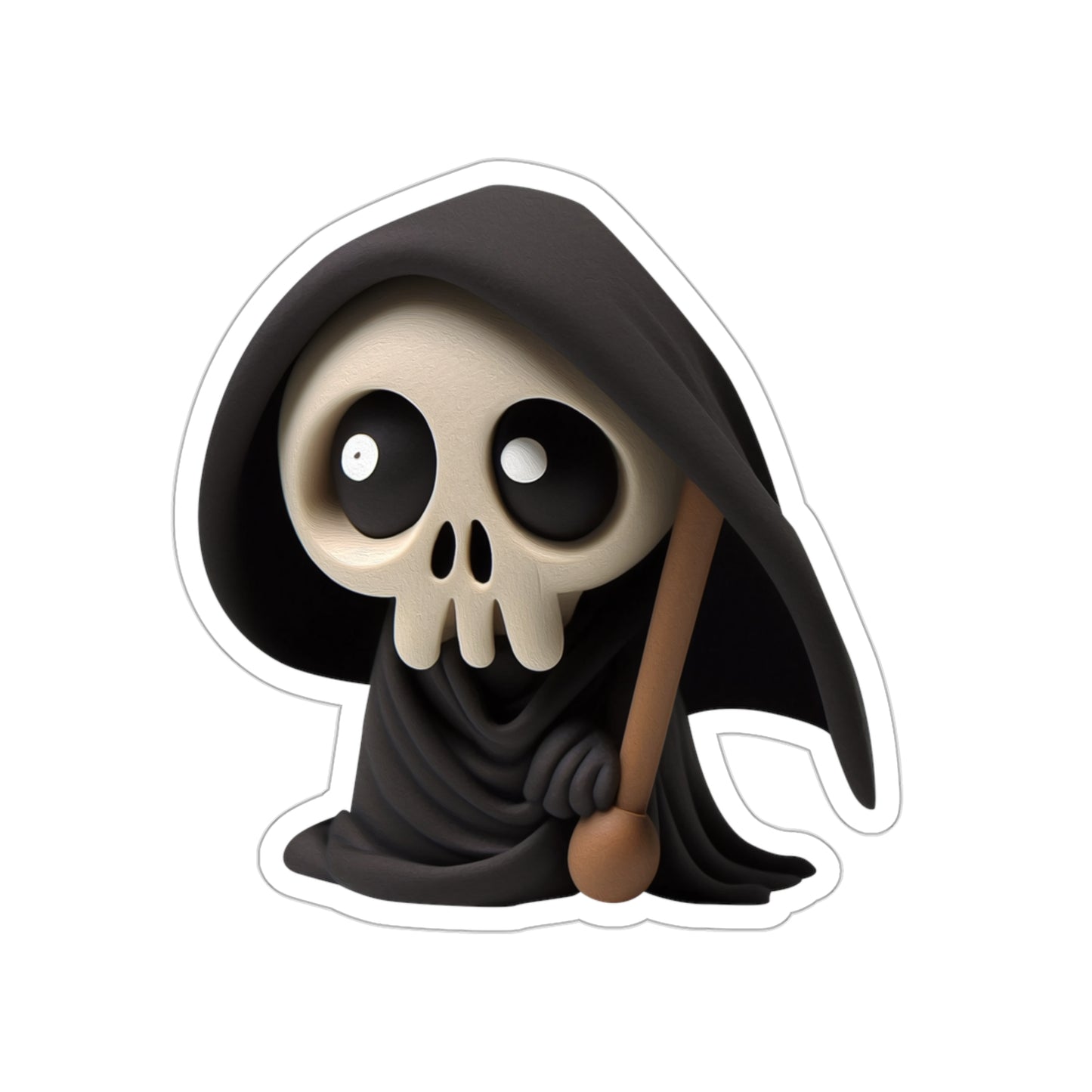 Halloween Grim Reaper Indoor Vinyl Sticker