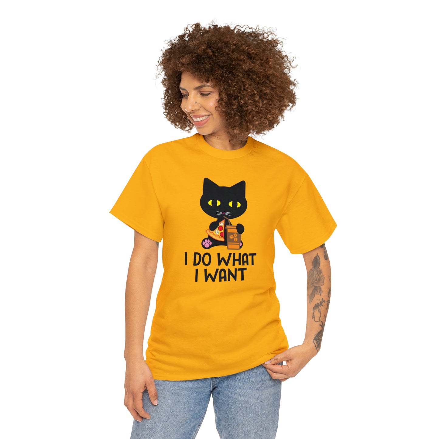 I do what I want Cat Shirt