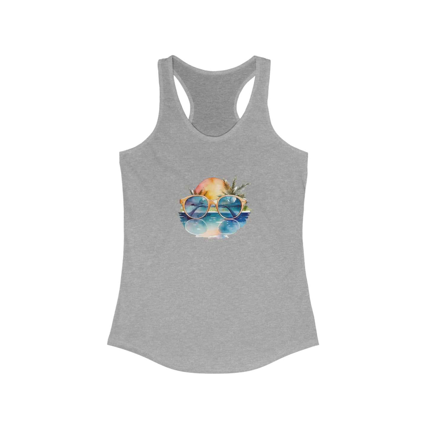 Sunglasses in the Water Racerback Tank