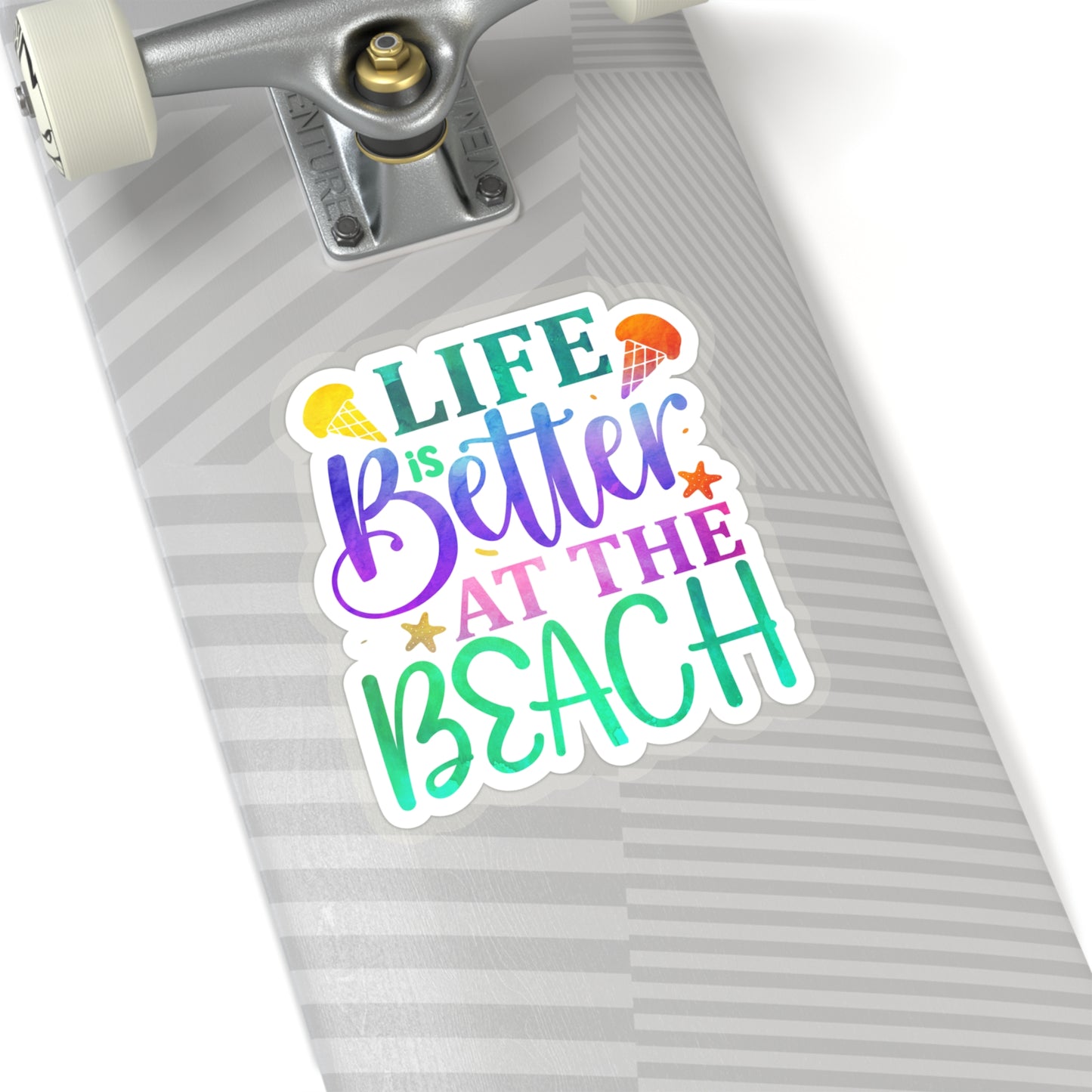 Life is Better at the Beach Indoor Vinyl Sticker