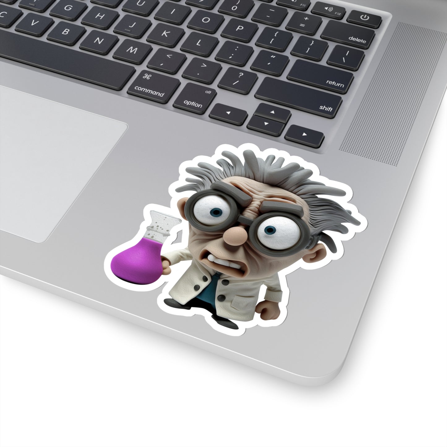 Halloween Mad Scientist Indoor Vinyl Sticker