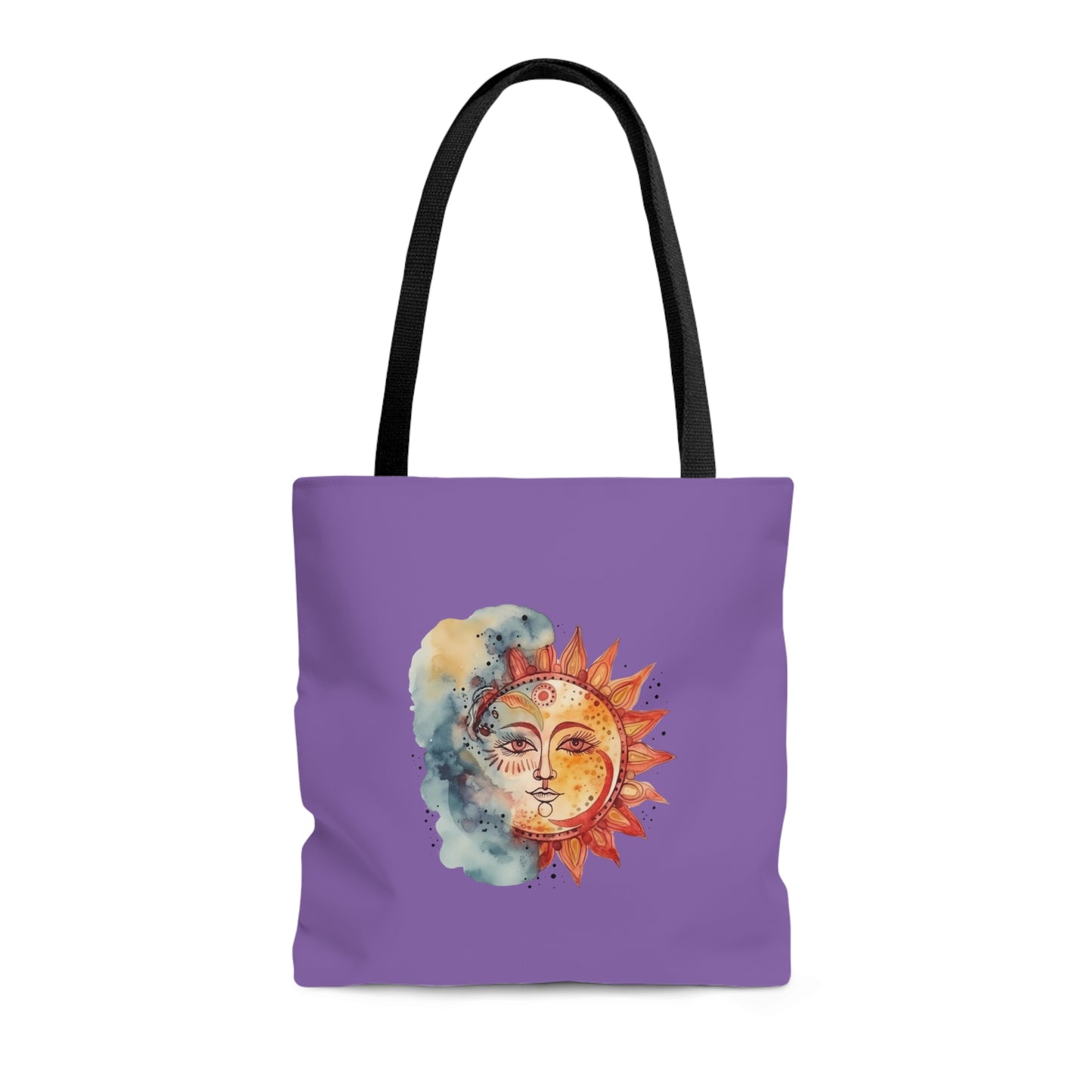 Sun and Watercolor Tote Bag