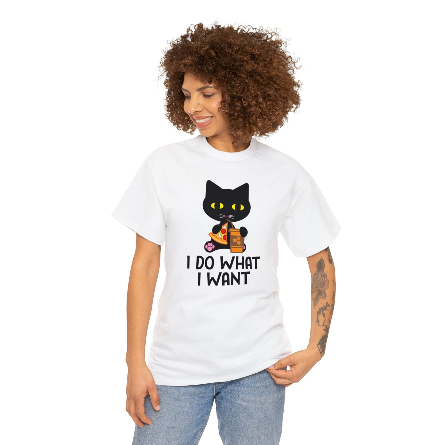 I do what I want Cat Shirt