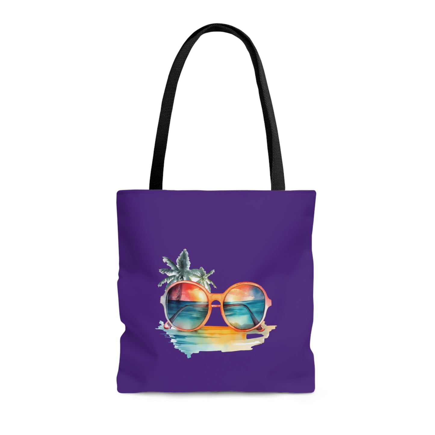 Sunglasses and Palm Trees Tote Bag