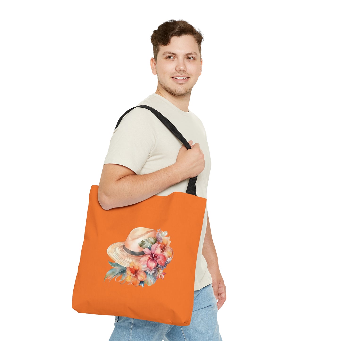 Flowers and Hat Tote Bag