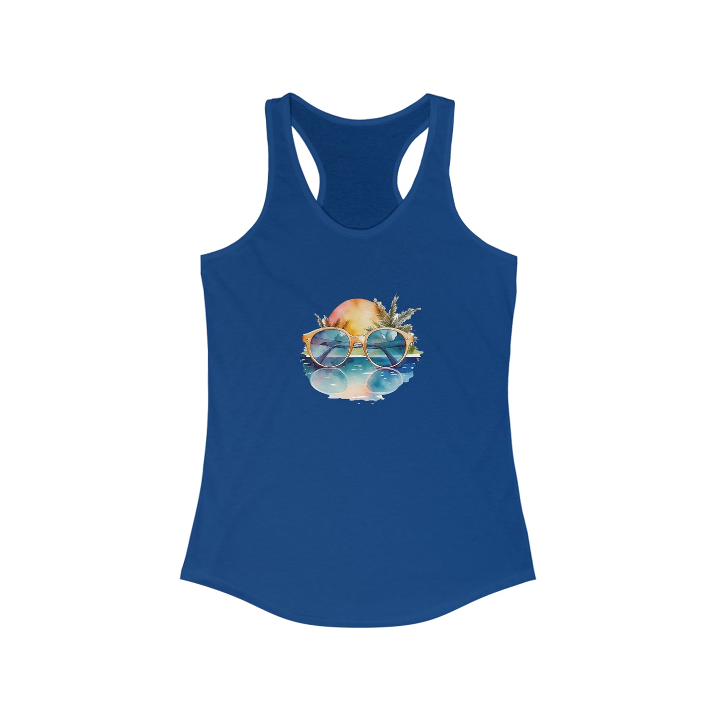 Sunglasses in the Water Racerback Tank