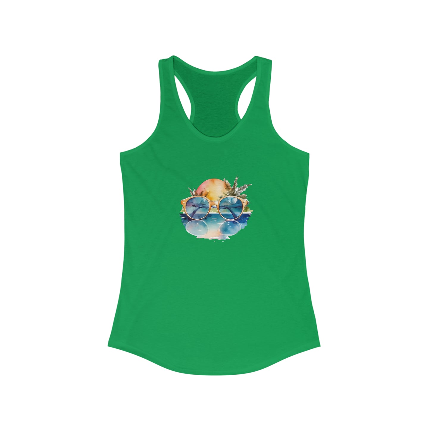 Sunglasses in the Water Racerback Tank