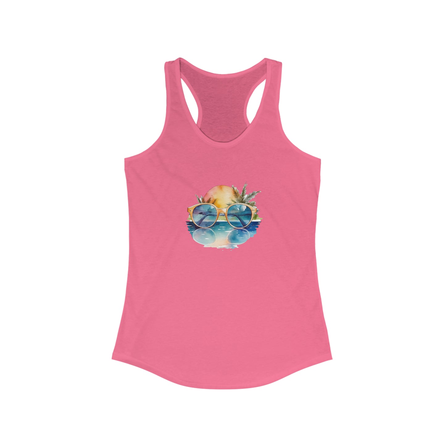 Sunglasses in the Water Racerback Tank