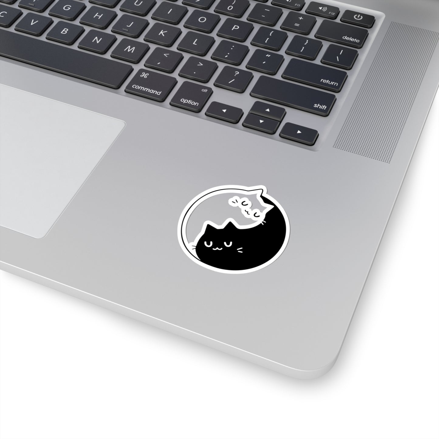 Yin Yang Cat Indoor Stickers