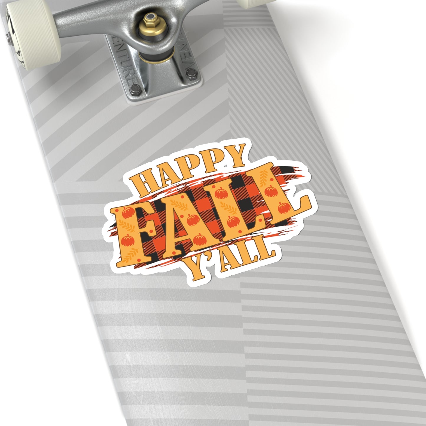 Happy Fall Y'all Indoor Vinyl Sticker