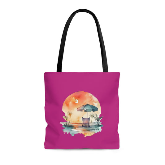 Beach Chair with Umbrella Tote Bag