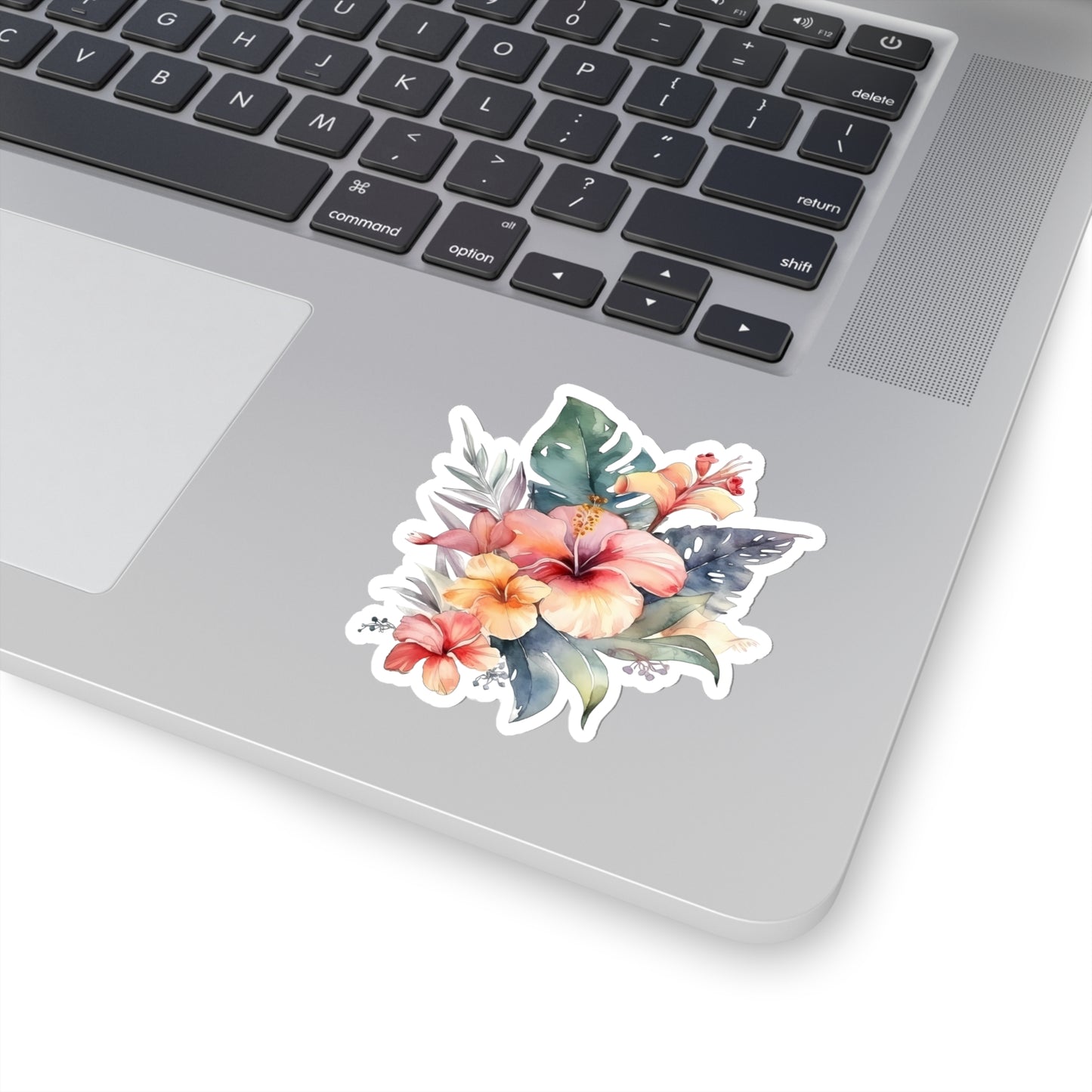 Island Flowers Vinyl Indoor Sticker