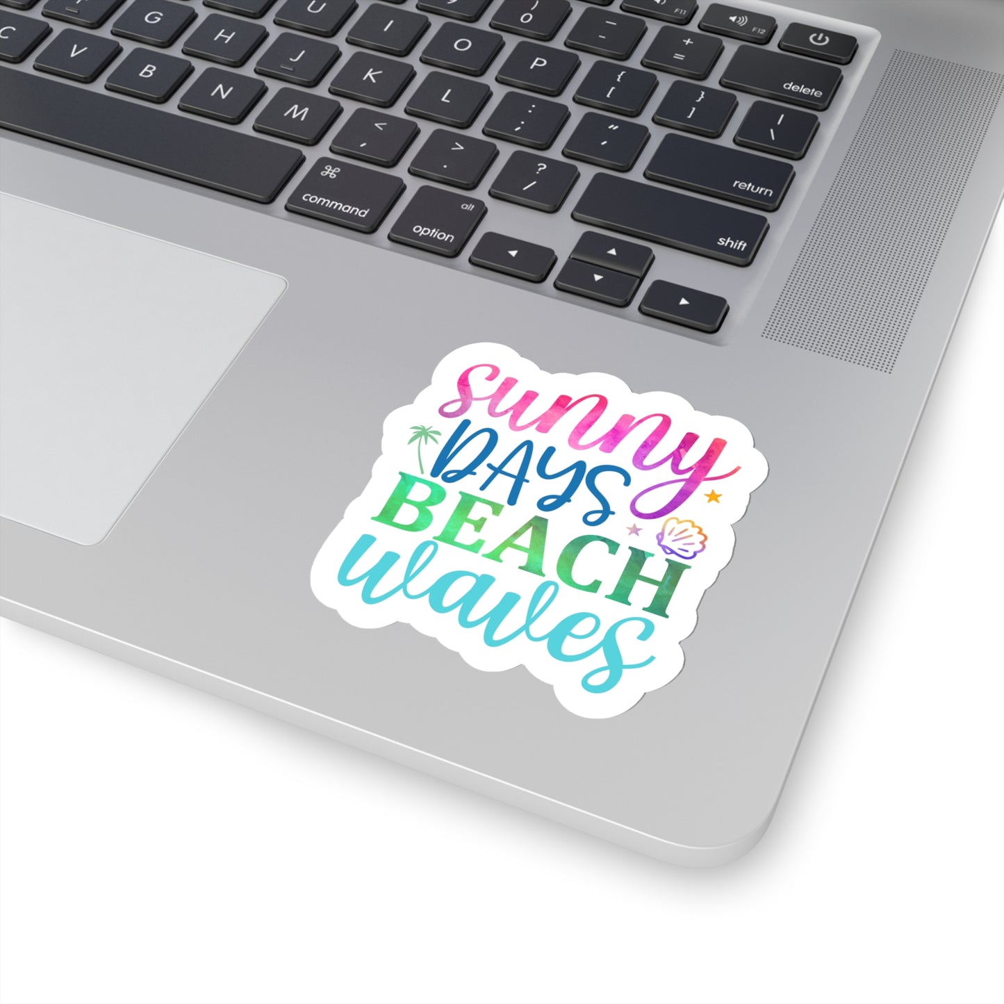 Sunny Days Beach Waves Indoor Vinyl Sticker