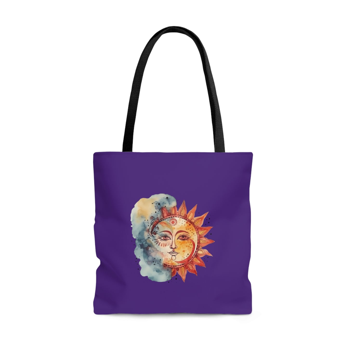 Sun and Watercolor Tote Bag