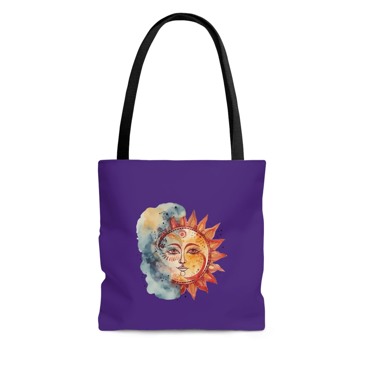 Sun and Watercolor Tote Bag