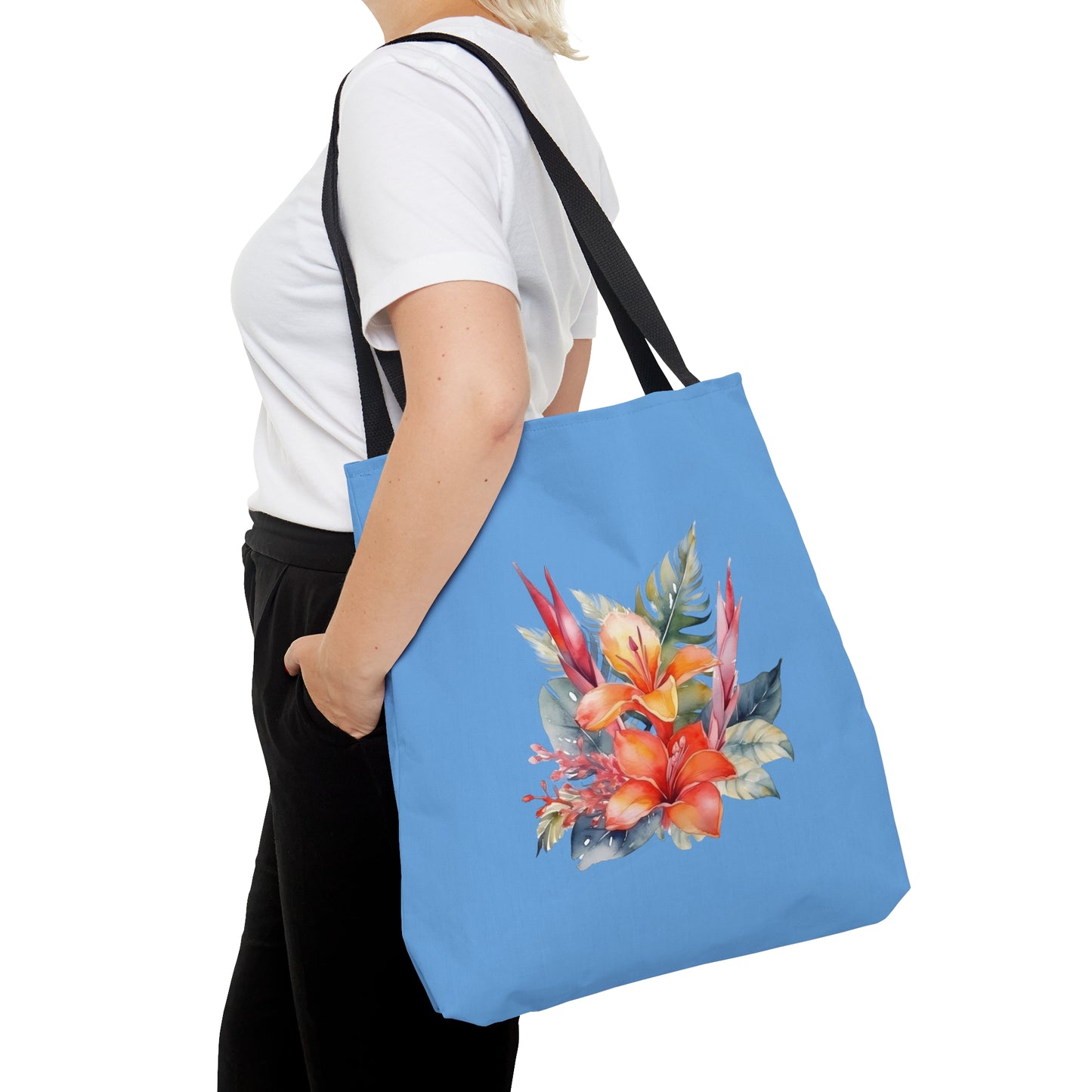 Beautiful Island Flowers Tote Bag