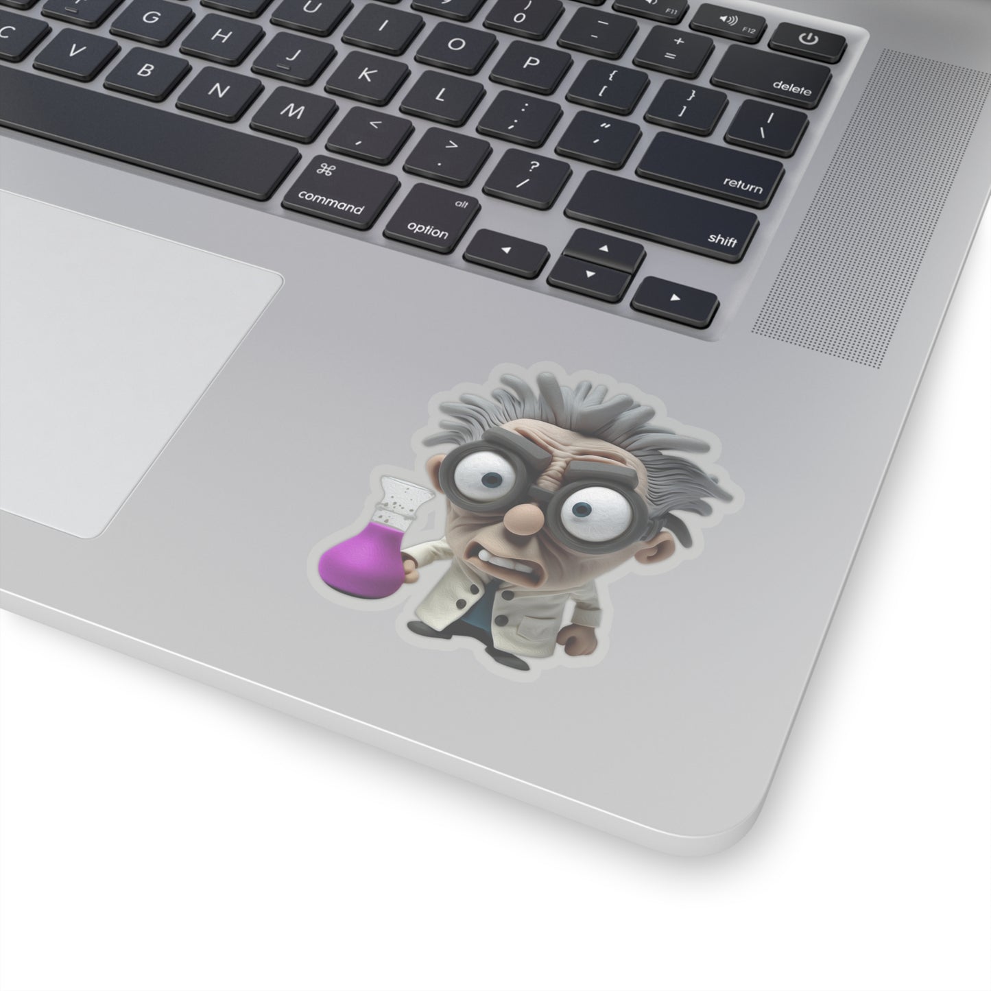 Halloween Mad Scientist Indoor Vinyl Sticker