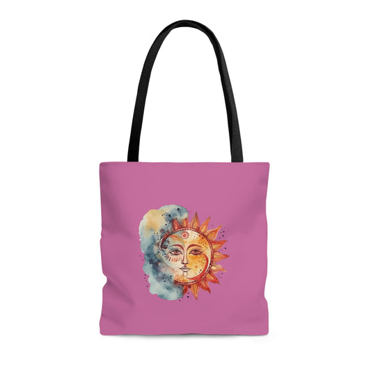 Sun and Watercolor Tote Bag