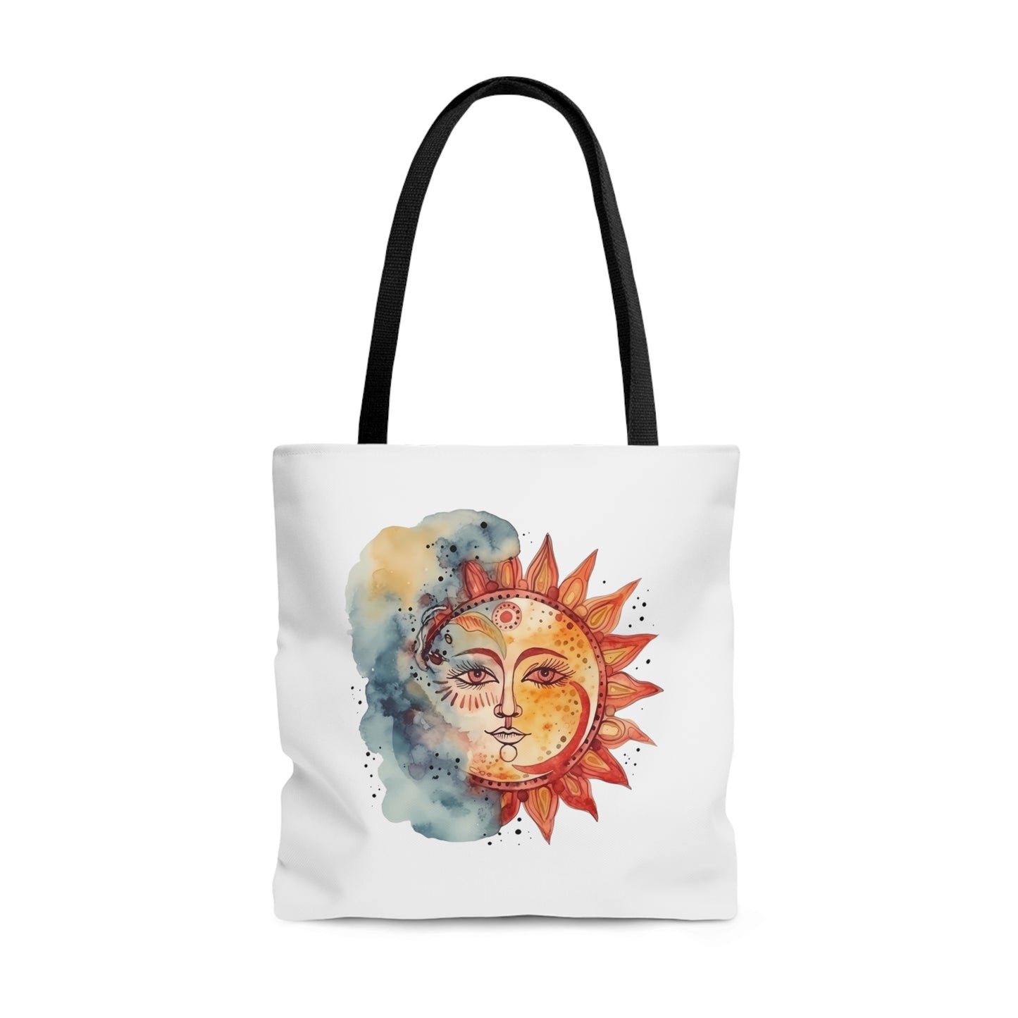 Sun and Watercolor Tote Bag